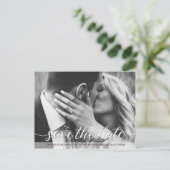 Save the Date | VERLOBUNG Postkarte (Stehend Vorderseite)