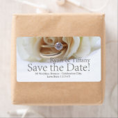Save the Date Verlobung Ring und Rose (Insitu)
