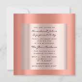 Save the Date Verlobung Rose Coral Bridal Foto Einladung (Vorderseite)