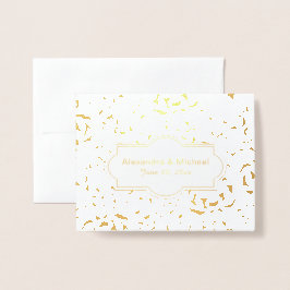 Save the Date Verlobung Tudor Garden Renaissance Folienkarte