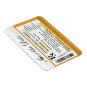 Save the Date Verschreibung Magnet (Rechte Seite)