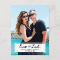 Save the Date Vertikales Foto ausschneiden