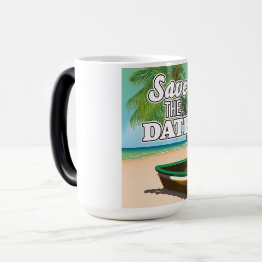 Save the Date Verwandlungstasse (Vorderseite Links)