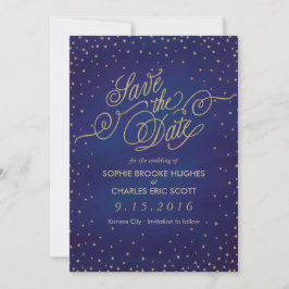 Save the Date verzauberte Sterne