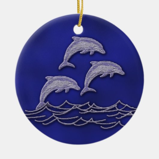 Save the Date Verzierungseinladungen Keramik Ornament (Vorne)