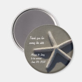 Save the Date vielen Dank Magnet (Vorderseite/Rückseite)