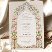 Save the Date Viktorianische Elegance Einladung