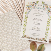 Save the Date Viktorianische Königliche Hochzeit Einladung