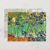 Save the Date, Vincent van Gogh Ankündigungspostkarte (Vorne/Hinten)