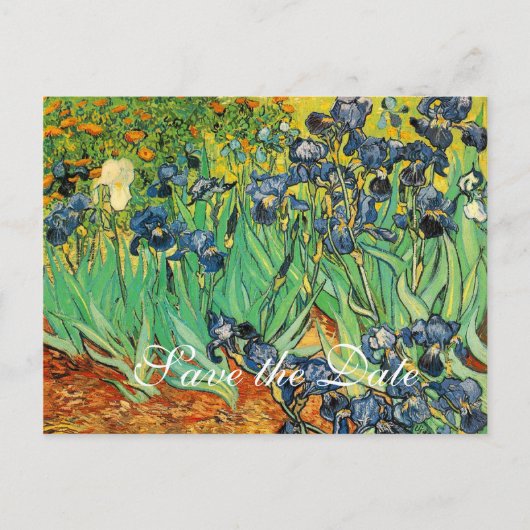 Save the Date, Vincent van Gogh Ankündigungspostkarte (Vorderseite)