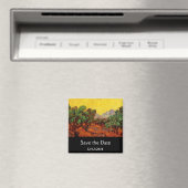Save the Date, Vincent van Gogh Olive Trees Magnet (In Situ (Geschirrspüler))