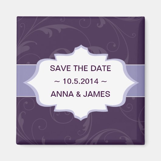 Save the Date ~Vintag 4 Magnet (Vorne)
