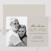 Save the Date // Vintag Inspiriert Sammlung (Vorne/Hinten)