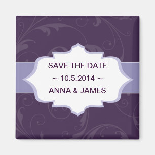 Save the Date ~Vintage 4 Magnet
