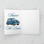 Save the Date Vintage Car (Innenseite)