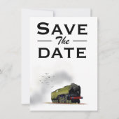 Save the Date Vintage Einladung (Rückseite)