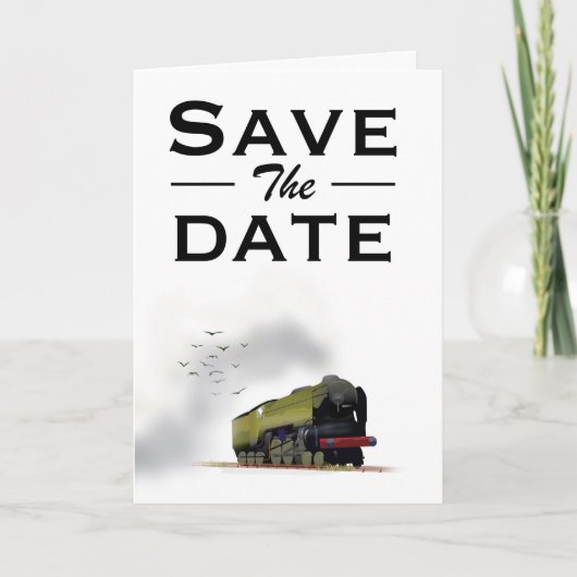Save the Date Vintage Einladung (Vorderseite)