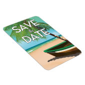 Save the Date Vintage-Fischereiboot Magnet (Rechte Seite)