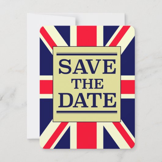 Save the Date Vintage Gewerkschaft Jack (Vorderseite)