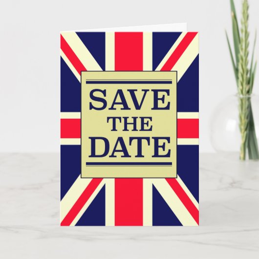 Save the Date Vintage Gewerkschaft Jack (Vorderseite)