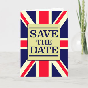 Save the Date Vintage Gewerkschaft Jack