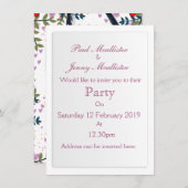 Save the Date Vintage Kamera Einladung (Vorne/Hinten)