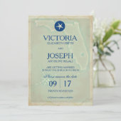Save the Date - Vintage Karte Florida (Stehend Vorderseite)