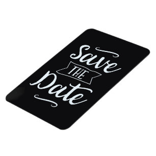Save the Date Vintage Kopfplatte Magnet
