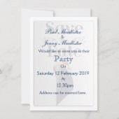 Save the Date Vintage Nautic-Einladung Einladung (Vorderseite)