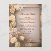 Save the Date Vintage Postkarten (Vorderseite)