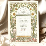 Save the Date Vintager Jugendstil von Mucha Einladung<br><div class="desc">Jugendstil Vintage Save the Date Hochzeitskarten von Alphonse Mucha in einem floralen, romantischen und skurrilen Design. Viktorianische Schnörkel ergänzen klassische Deko-Schriftart. Bitte geben Sie Ihre persönlichen Informationen ein, und Sie sind fertig. Wenn Sie das Design weiter ändern möchten, klicken Sie auf den blauen Button "Anpassen". Vielen Dank, dass Sie mein...</div>