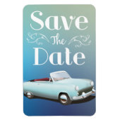 Save the Date Vintager Klassiker Magnet (Vertikal)