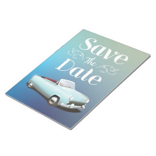 Save the Date Vintager Klassiker Notizblock