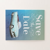 Save the Date Vintager Klassiker Puzzle (Horizontal)