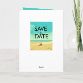 Save the Date Vintager Strand (Rückseite)