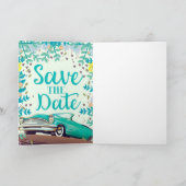 Save the Date Vintager Vintager Oldtimer. (Innenseite)