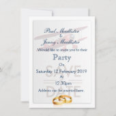 Save the Date Vintages bi-Flugzeug Einladung (Vorderseite)