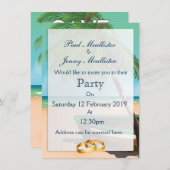 Save the Date Vintages Fischerboot Einladung (Vorne/Hinten)