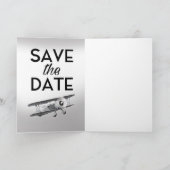 Save the Date Vintages Flugzeug (Innenseite)