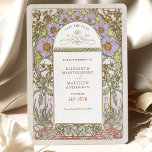 Save the Date Vintages Jugendstil von Mucha Einlad Einladung<br><div class="desc">Jugendstil Vintage Save the Date Hochzeitskarten von Alphonse Mucha in einem floralen, romantischen und skurrilen Design. Viktorianische Schnörkel ergänzen klassische Deko-Schriftart. Bitte geben Sie Ihre persönlichen Informationen ein, und Sie sind fertig. Wenn Sie das Design weiter ändern möchten, klicken Sie auf den blauen Button "Anpassen". Vielen Dank, dass Sie mein...</div>