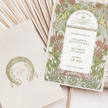 Save the Date Vintages Jugendstil von Mucha Einlad Einladung<br><div class="desc">Jugendstil Vintage Save the Date Hochzeitskarten von Alphonse Mucha in einem floralen, romantischen und skurrilen Design. Viktorianische Schnörkel ergänzen klassische Deko-Schriftart. Bitte geben Sie Ihre persönlichen Informationen ein, und Sie sind fertig. Wenn Sie das Design weiter ändern möchten, klicken Sie auf den blauen Button "Anpassen". Vielen Dank, dass Sie mein...</div>