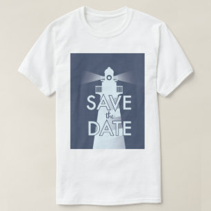 Save the Date Vintages Leuchtturm T-Shirt
