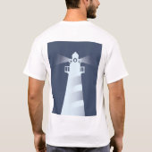 Save the Date Vintages Leuchtturm T-Shirt (Rückseite)