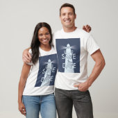 Save the Date Vintages Leuchtturm T-Shirt (Unisex)