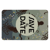 Save the Date Vintages Unterwasser Magnet (Horizontal)