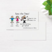 Save the Date Visitenkarte (Schreibtisch)