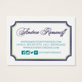 Save the Date Visitenkarte 2