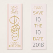 Save the Date Visitenkarten (Vorne & Hinten)