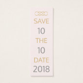 Save the Date Visitenkarten (Rückseite)