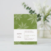 SAVE THE DATE: Vitalitätsfarn Ankündigungspostkarte (Stehend Vorderseite)
